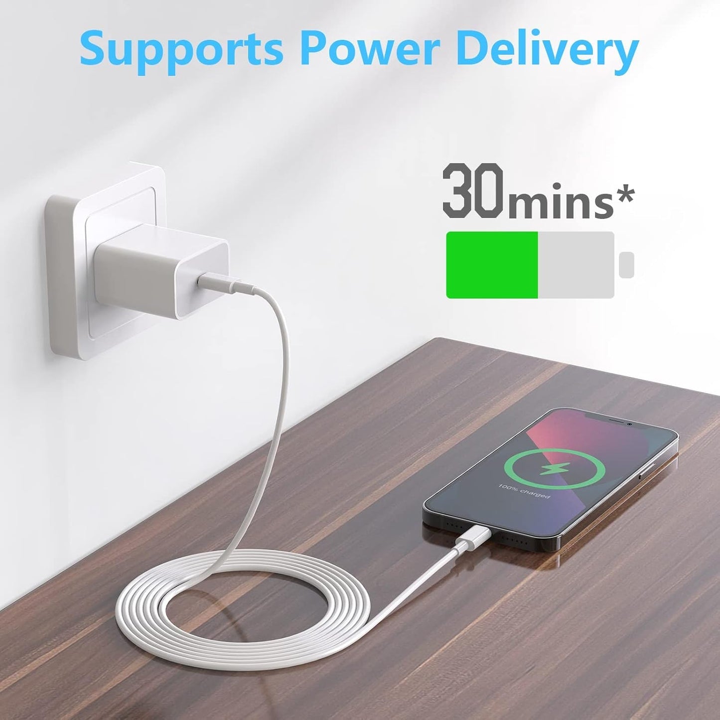 4Pack USB C to Lightning Cable 3ft[Apple MFi Certified],Apple Charging Cord,Fast iPhone Charger Cable Compatible with iPhone 13/13 Pro/13 Pro Max/12/12 Pro/12 Pro Max/SE 3/11 Pro Max/XR/X/8/7,iPad